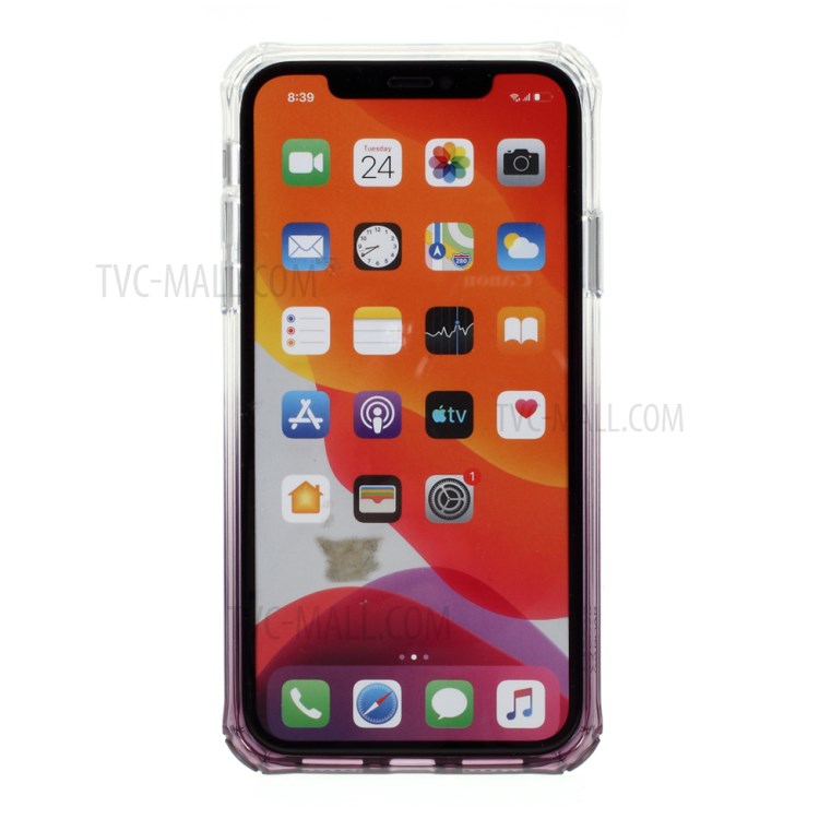 ROAR Gradient Color Anti-drop TPU Shell Case for iPhone 11 6.1 inch - Purple-3