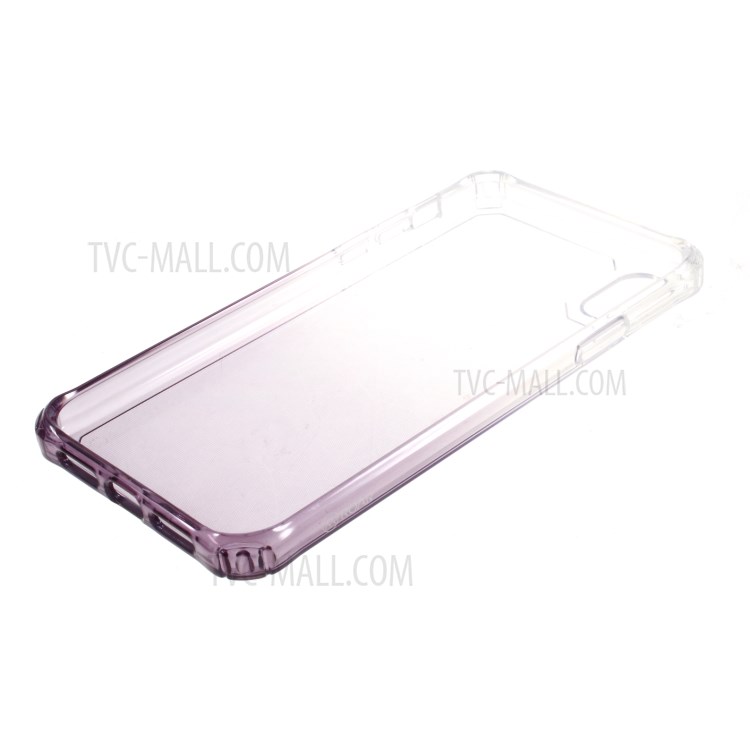RoaR Градиент Цвета Противоударный ТПУ Телефон Случае Для Iphone XR 6.1 Дюйма - Пурпурный-8