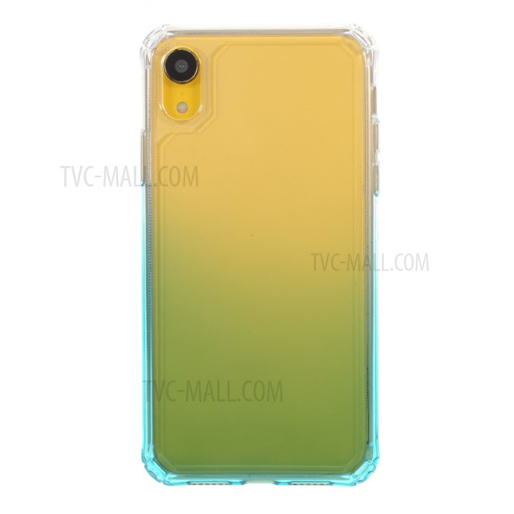 ROAR Gradient Color Shockproof TPU Phone Case for iPhone XR 6.1-inch - Blue-1