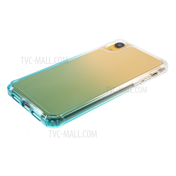 ROAR Gradient Color Shockproof TPU Phone Case for iPhone XR 6.1-inch - Blue-4