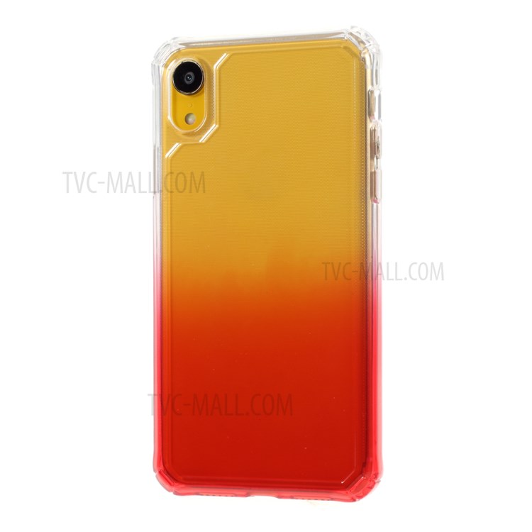 ROAR Gradient Color Shockproof TPU Phone Case for iPhone XR 6.1-inch - Red-2