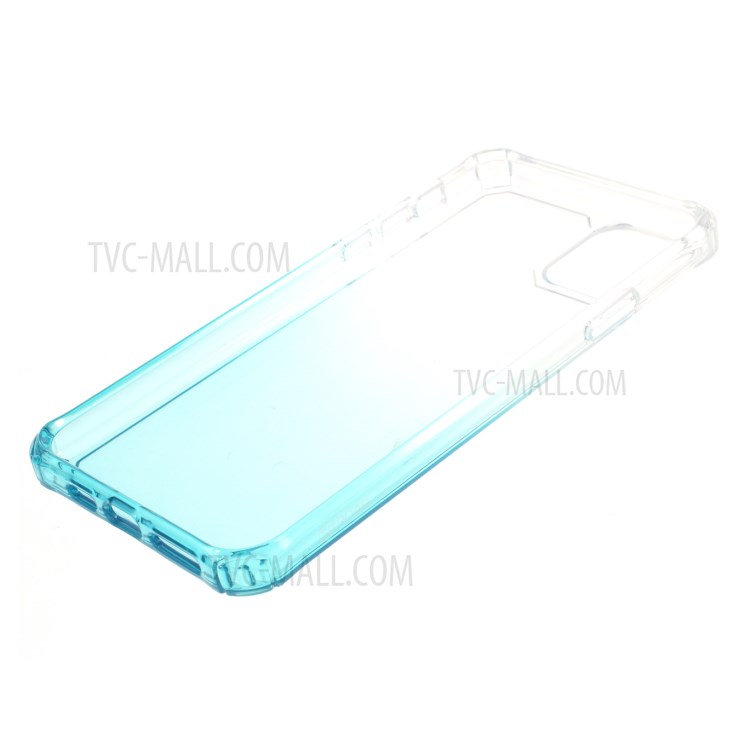 ROAR Gradient Color Shockproof TPU Phone Case for iPhone 11 Pro Max 6.5-inch - Blue-5