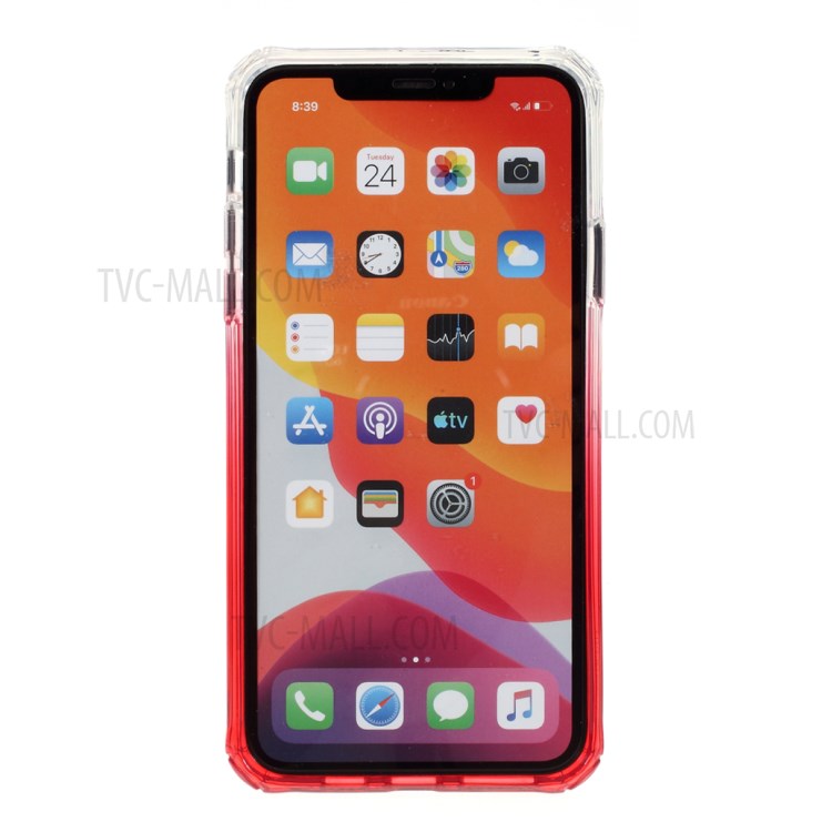 ROAR Gradient Color Shockproof TPU Phone Case for iPhone 11 Pro 5.8-inch - Red-3