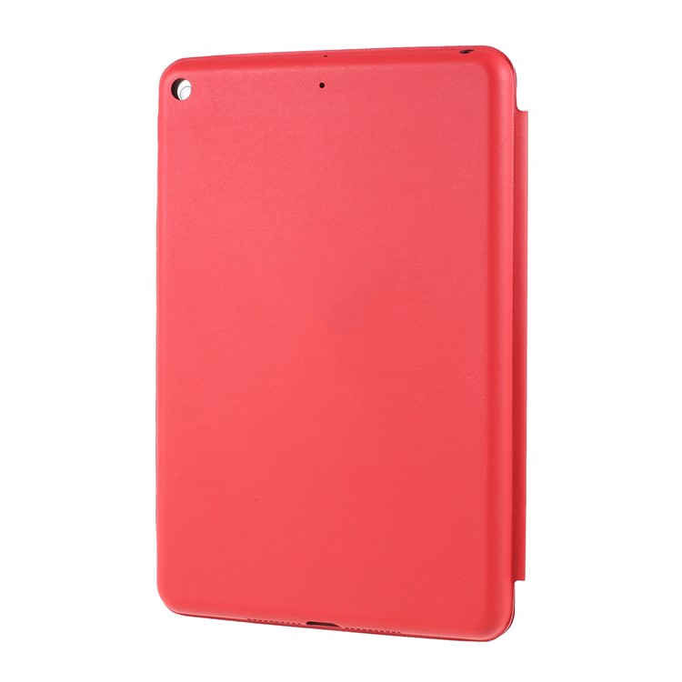 Caixa de Tablet de Couro Inteligente de Três Dobras Para Ipad Mini (2019) 7,9 Polegadas - Vermelho-7