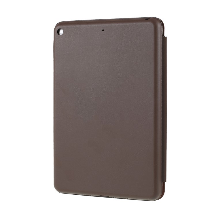 Tri-fold Stand Smart Leather Tablet Case for iPad mini (2019) 7.9 inch - Coffee-7