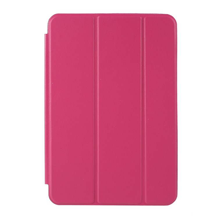 Tri-fold Stand Smart Leather Tablet Case for iPad mini (2019) 7.9 inch - Rose-2
