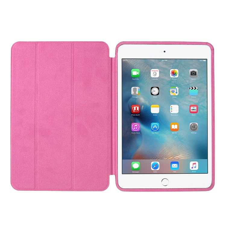 Tri-fold Stand Smart Leather Tablet Case Per Ipad Mini (2019) 7,9 Pollici - Rosa-5