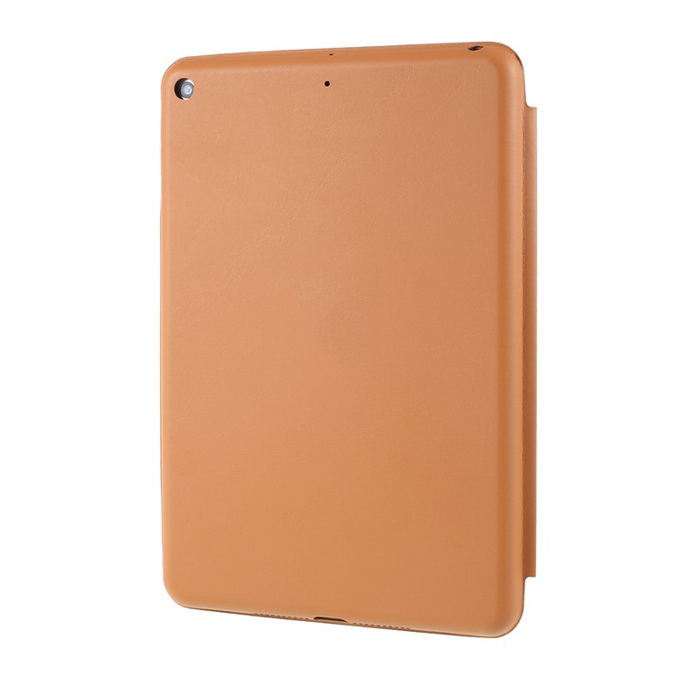 Tri-fold Stand Smart Leather Tablet Case for iPad mini (2019) 7.9 inch - Brown-7