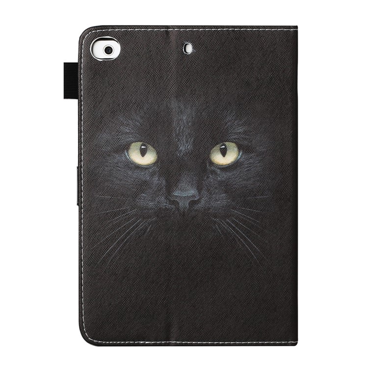 Pattern Printing Leather Card Slots Tablet Cover Case for iPad Mini 1/2/3/4/5 - Cat Face-3