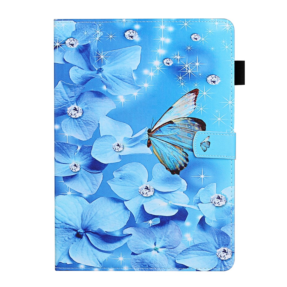Pattern Printing Leather Card Slots Cover Case for iPad Pro 11-inch (2020)/(2018) - Butterfly and Flower-2