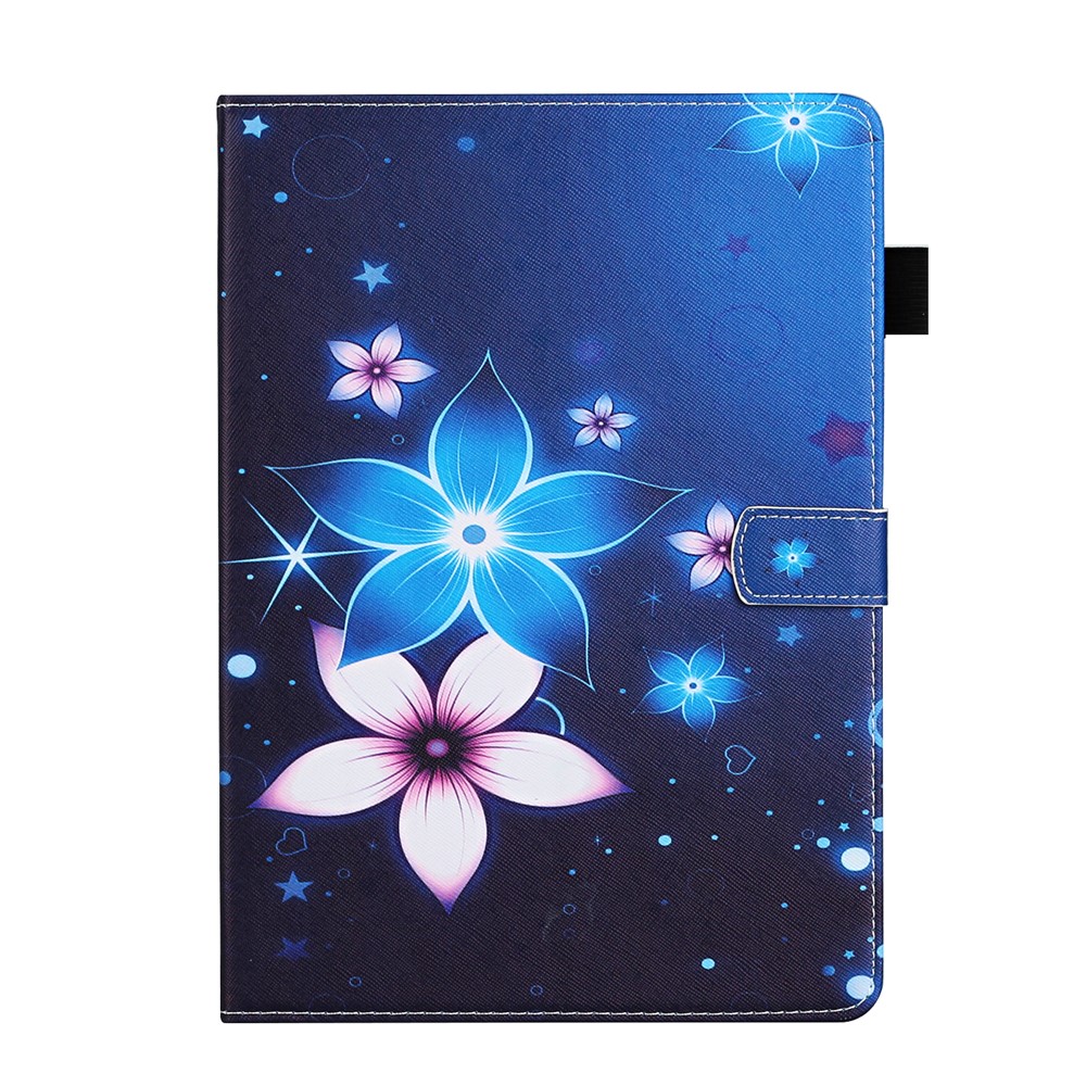 Pattern Printing Leather Card Slots Cover Case for iPad Pro 11-inch (2020)/(2018) - Flower-2