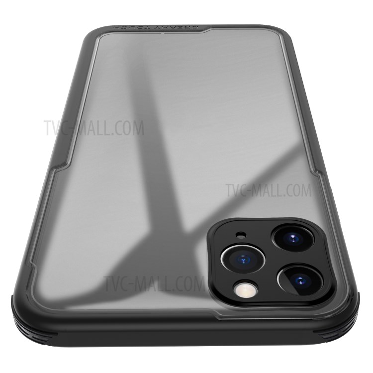 LEEU DESIGN Matte PC +TPU Mobile Phone Cover with Voice Conversion Jack for iPhone 11 Pro 5.8 inch - Black-5