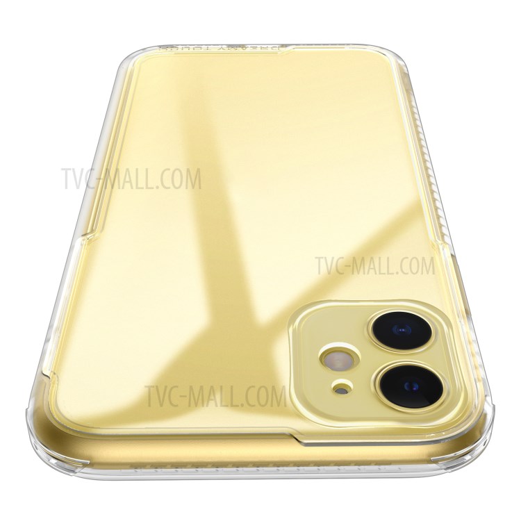 LEEU DESIGN Matte PC +TPU Mobile Phone Cover with Voice Conversion Jack for iPhone 11 6.1-inch - Transparent-5