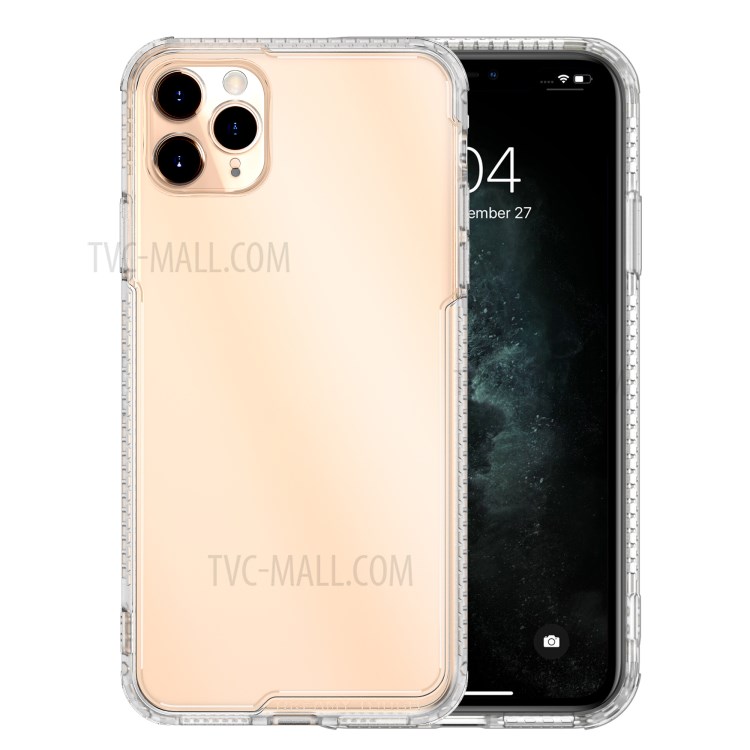 LEEU DESIGN Matte PC +TPU Mobile Phone Shell Cover for iPhone 11 Pro Max 6.5 inch - Transparent-8
