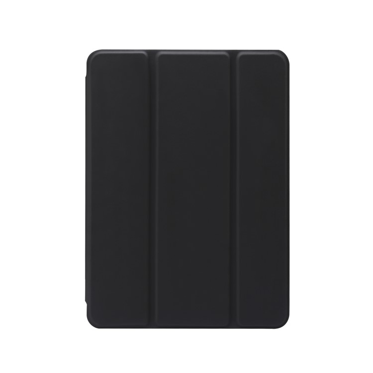 Cubierta de Protección de TPU de Cuero de Soporte Tri-pliegue de Piel Con Ranura Para Lápiz Para Ipad Mini (2019) 7.9 Pulgadas/mini 4 - Negro