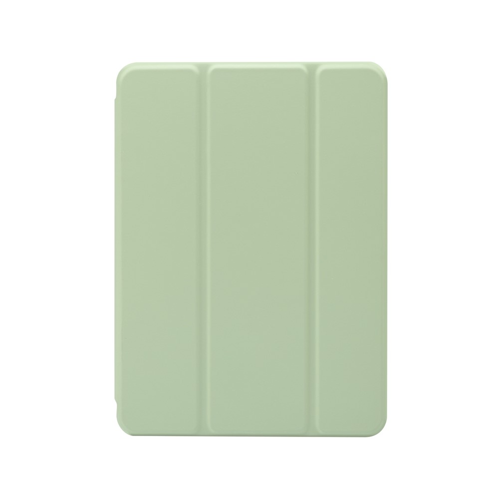 Sensação De Pele Tri-dobra Couro Suporte Tampa De Protecção TPU Com Ranhura Caneta Para Capas Mini (2019) 7,9 Polegada / Mini-4 - Verde-1