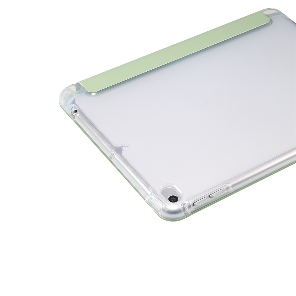 Sensação De Pele Tri-dobra Couro Suporte Tampa De Protecção TPU Com Ranhura Caneta Para Capas Mini (2019) 7,9 Polegada / Mini-4 - Verde-6