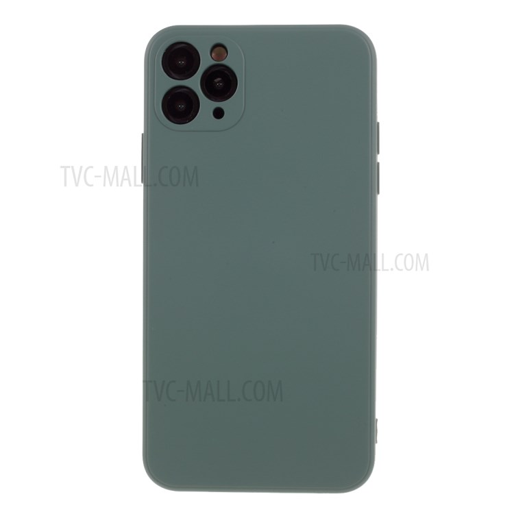 Soft Silicone Protective Case Cover for iPhone 11 Pro Max 6.5 inch - Dark Green-1
