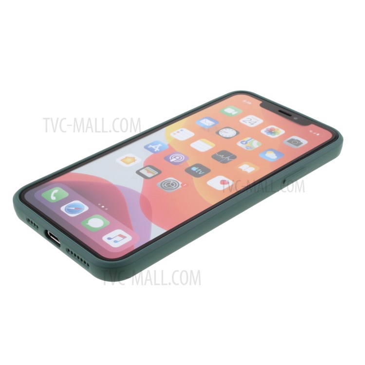 Soft Silicone Protective Case Cover for iPhone 11 Pro Max 6.5 inch - Dark Green-5