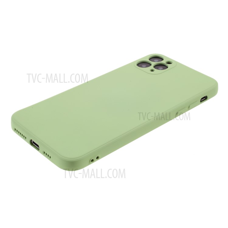 Soft Silicone Protective Case Cover for iPhone 11 Pro Max 6.5 inch - Light Green-4