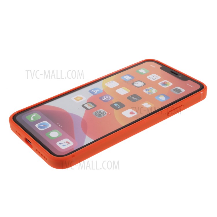Matte Soft Phone Case Cover for Apple iPhone 11 Pro 5.8 inch Change to 12th Version - Orange-5