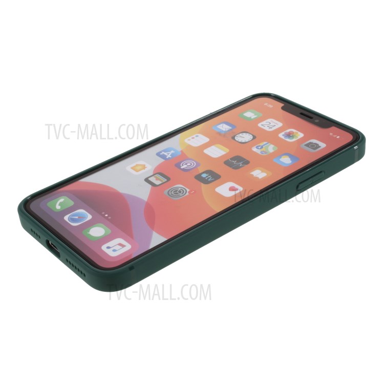 Matte Soft Phone Case Cover for Apple iPhone 11 Pro 5.8 inch Change to 12th Version - Dark Green-5