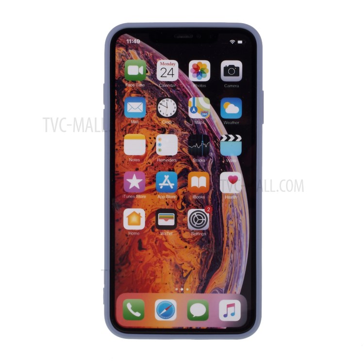 Newly Soft Silicone Protective Case Cover for iPhone XS Max 6.5 inch - Purple-3