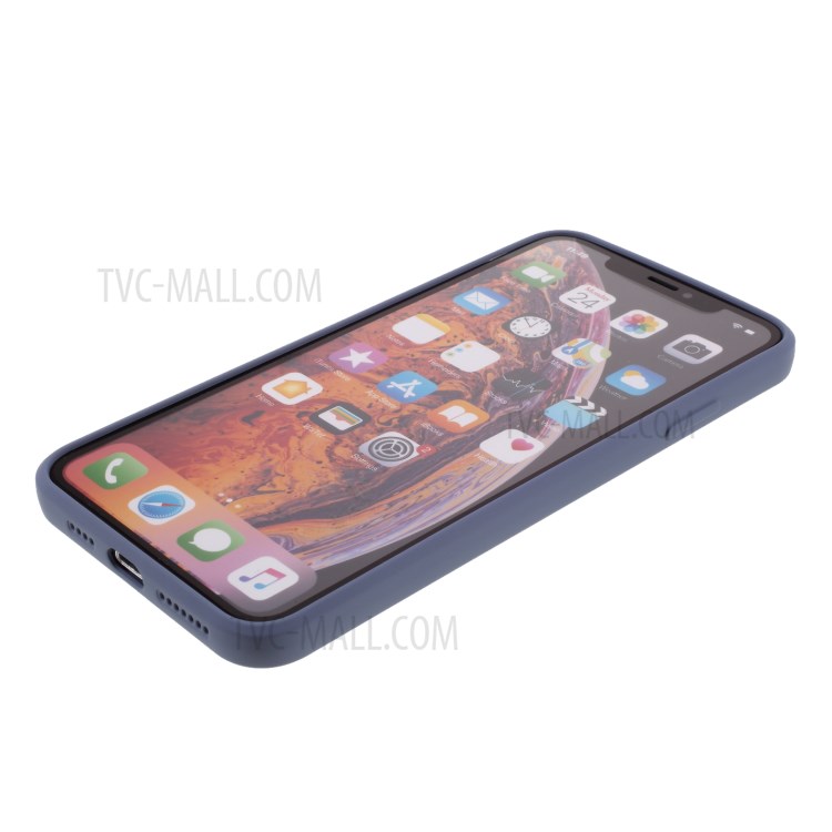 Newly Soft Silicone Protective Case Cover for iPhone XS Max 6.5 inch - Purple-5