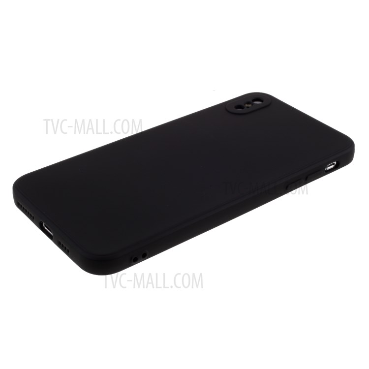 Newly Soft Silicone Protective Case Phone Cover for iPhone X/XS 5.8 inch - Black-4