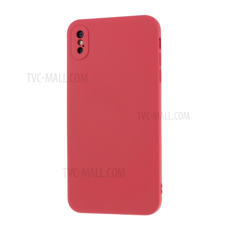 Newly Soft Silicone Protective Case Phone Cover for iPhone X/XS 5.8 inch - Red-2