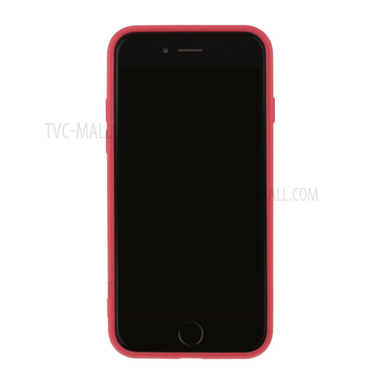 Newly Soft Silicone Case Protective Cover for iPhone 7/8/SE (2nd Generation) - Red-3