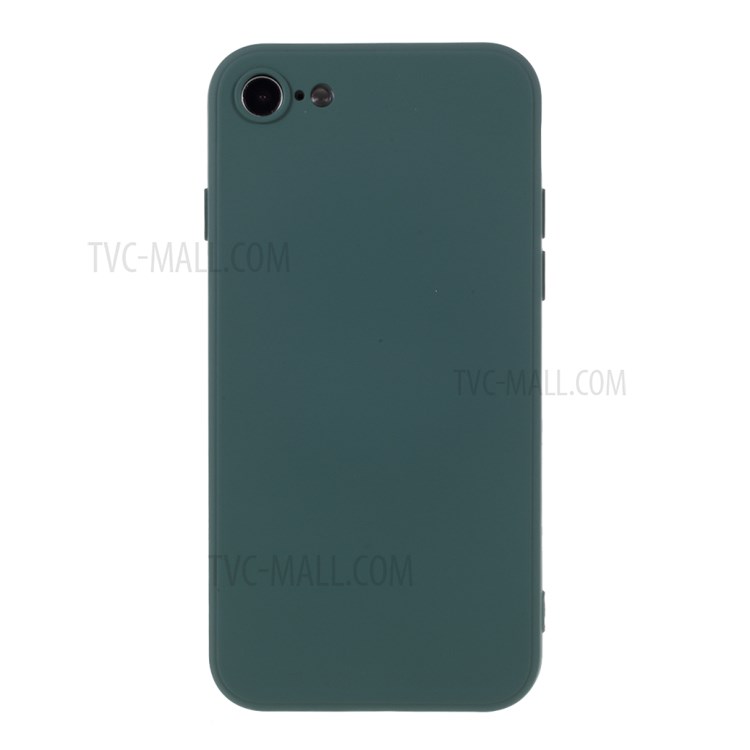 Newly Soft Silicone Case Protective Cover for iPhone 7/8/SE (2nd Generation) - Dark Green-1