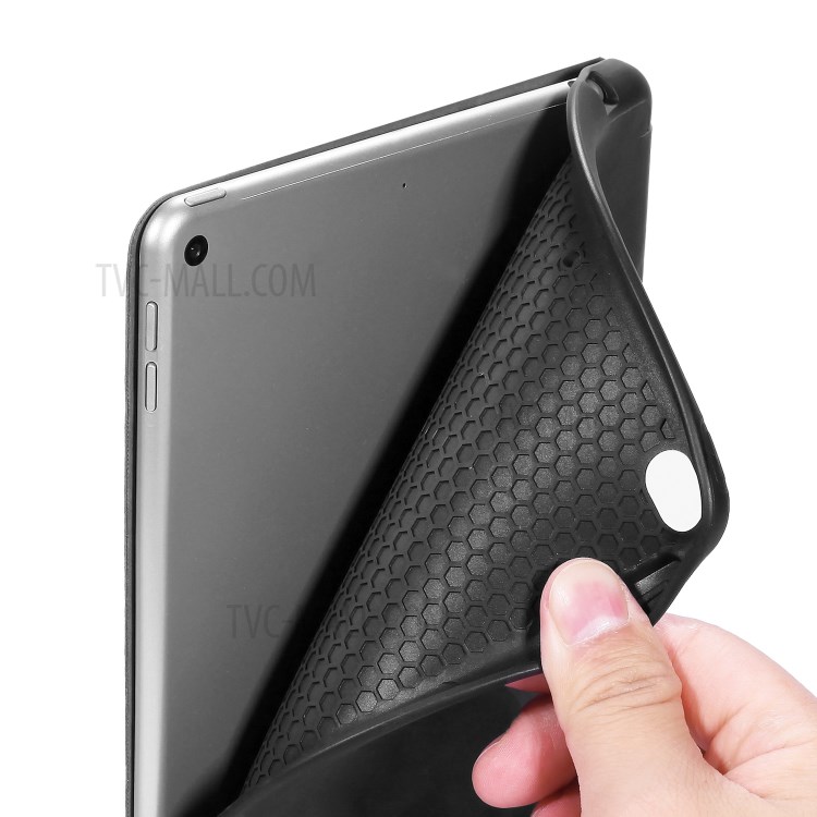 Dg. Ming See Series Auto Wake & Schlafleder -telefonhülle Für Apple Ipad Mini (2019) 7,9 Zoll / iPad mini 4 - Schwarz