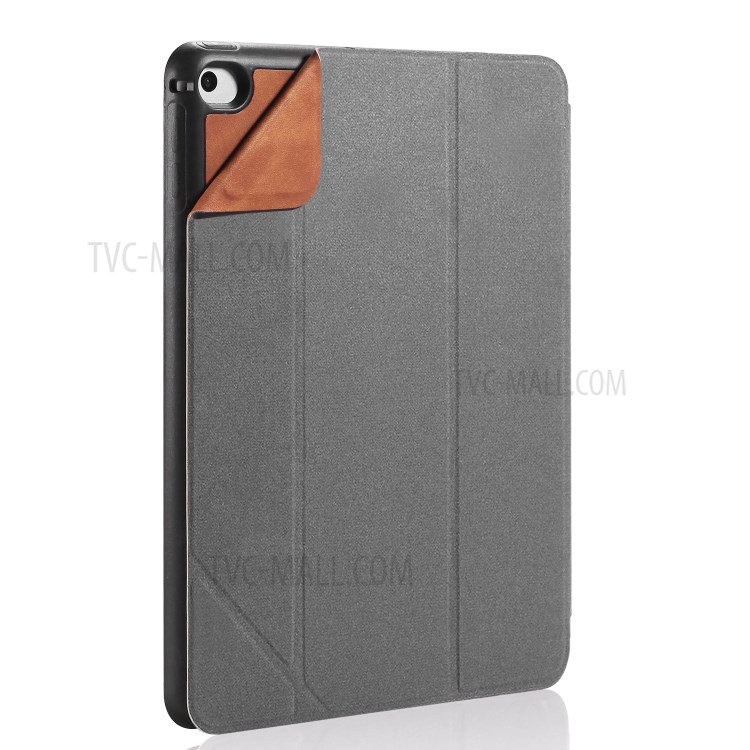 DG.MING See Series Auto Wake & Sleep Leather Phone Case for Apple iPad mini (2019) 7.9 inch / iPad mini 4 - Brown-13