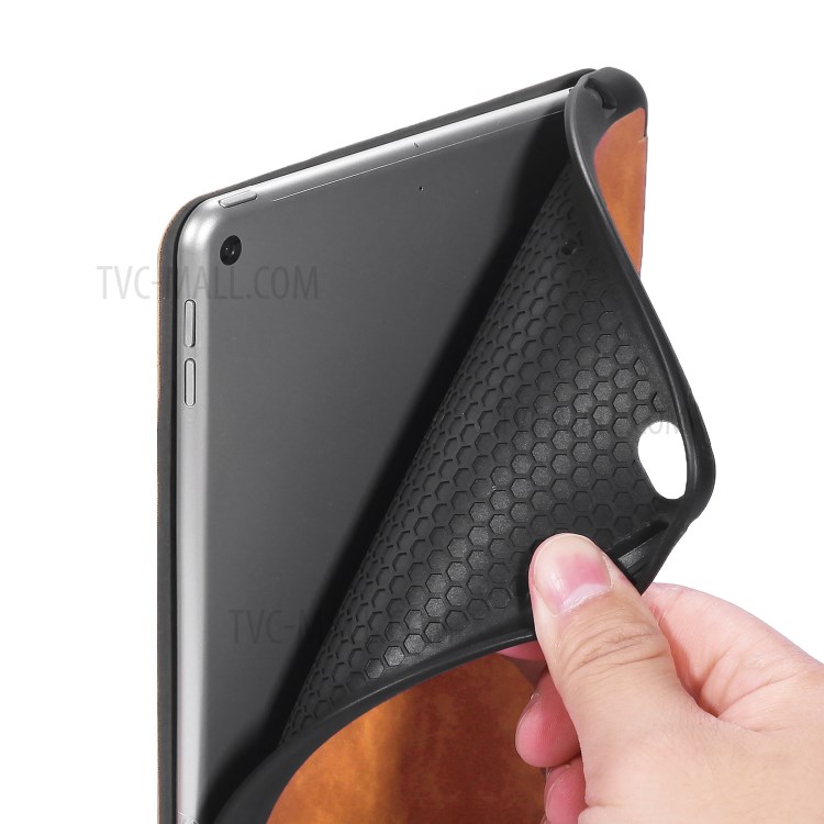 DG.MING See Series Auto Wake & Sleep Leather Phone Case for Apple iPad mini (2019) 7.9 inch / iPad mini 4 - Brown-15