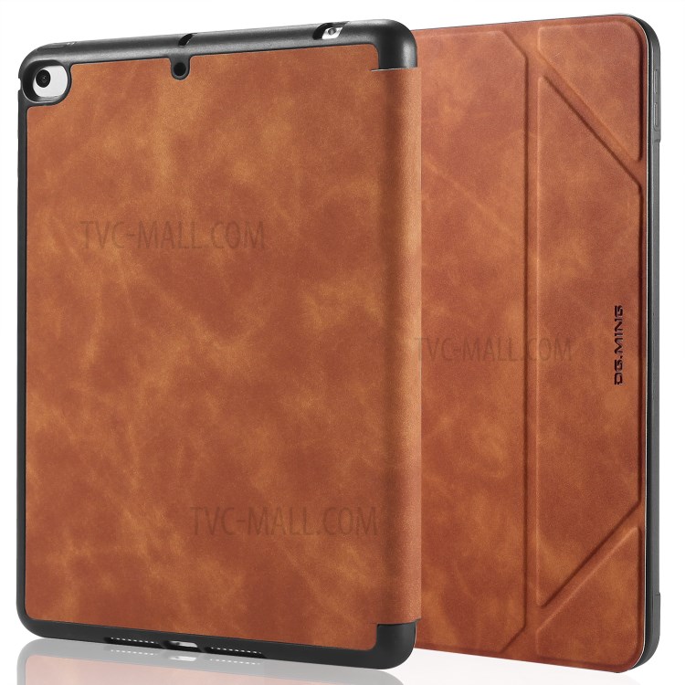 DG.MING See Series Auto Wake & Sleep Leather Phone Case for Apple iPad mini (2019) 7.9 inch / iPad mini 4 - Brown-2