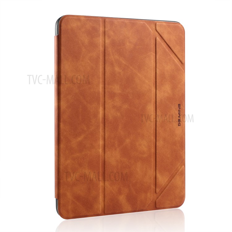 DG.MING See Series Auto Wake & Sleep Leather Phone Case for Apple iPad mini (2019) 7.9 inch / iPad mini 4 - Brown-5