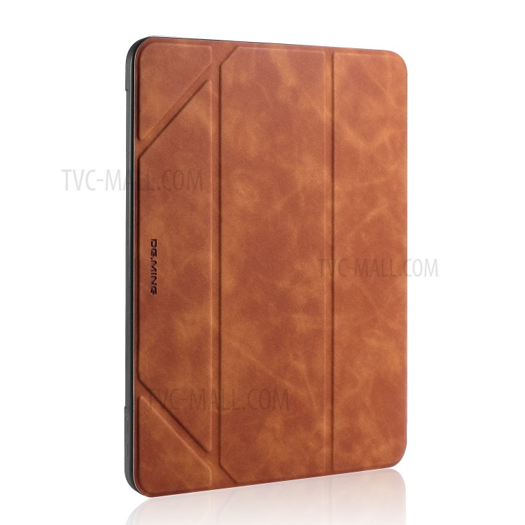 DG.MING See Series Auto Wake & Sleep Leather Phone Case for Apple iPad mini (2019) 7.9 inch / iPad mini 4 - Brown-7