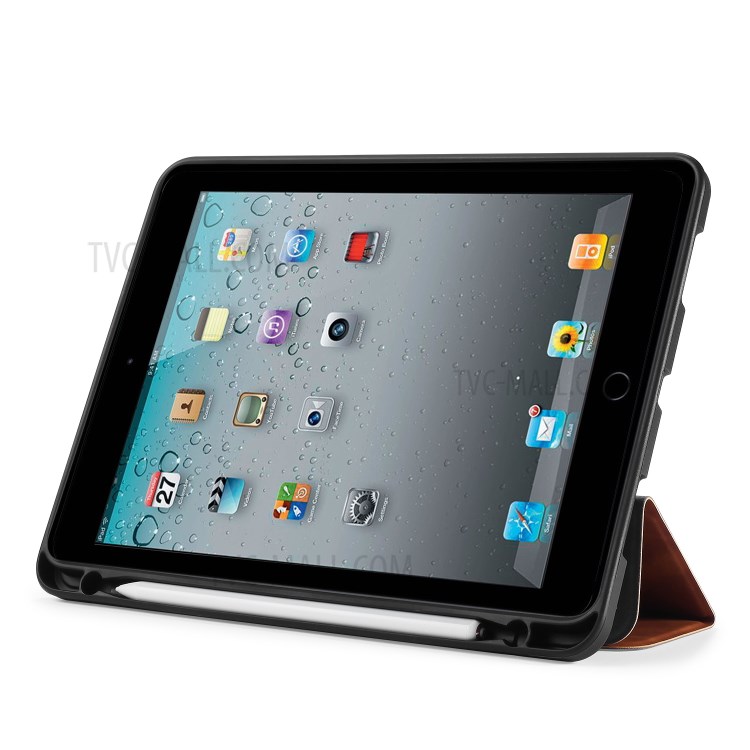 DG.MING See Series Auto Wake & Sleep Leather Phone Case for Apple iPad mini (2019) 7.9 inch / iPad mini 4 - Brown-9
