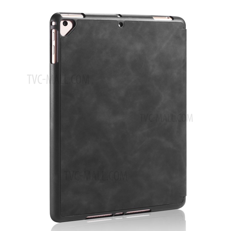 DG.MING See Series Auto Wake & Sleep Leather Phone Case for Apple iPad 9.7-inch (2018)/iPad 9.7-inch (2017) - Black-10