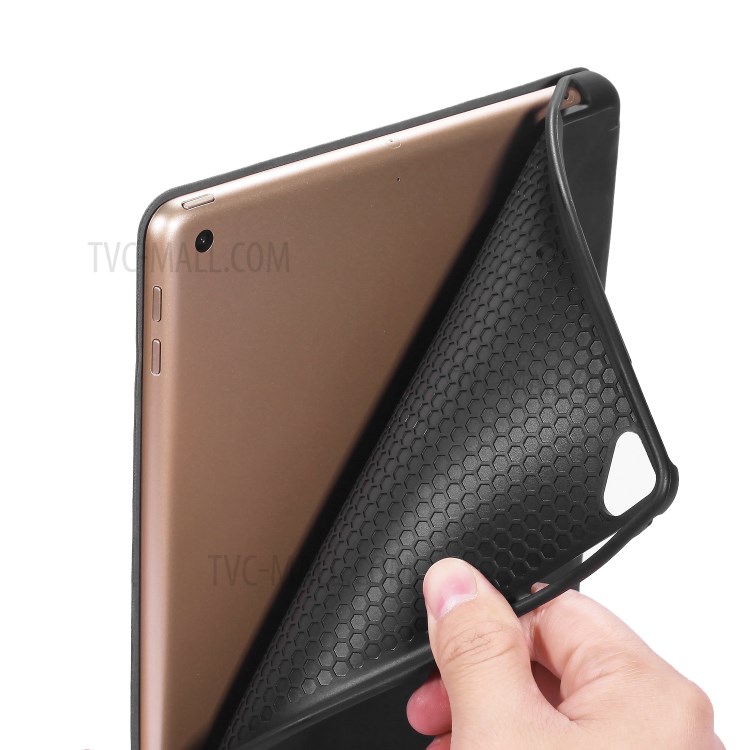 DG. MING Voir Série Sillage Automatique & Cas De Téléphone En Cuir De Sommeil Pour Apple IPad 9,7 Pouces (2018) / IPad De 9,7 Pouces (2017) - Noir-16