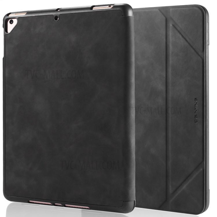 DG.MING See Series Auto Wake & Sleep Leather Phone Case for Apple iPad 9.7-inch (2018)/iPad 9.7-inch (2017) - Black-2