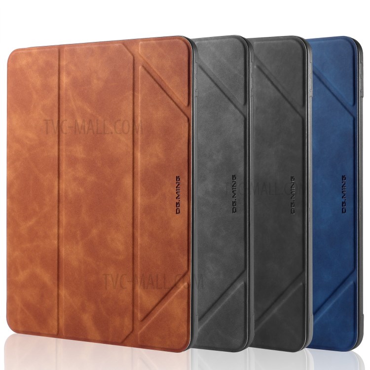 DG. MING Voir Série Sillage Automatique & Cas De Téléphone En Cuir De Sommeil Pour Apple IPad 9,7 Pouces (2018) / IPad De 9,7 Pouces (2017) - Noir-30