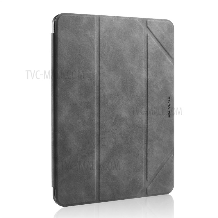 DG.MING See Series Auto Wake & Sleep Leather Phone Case for Apple iPad 9.7-inch (2018)/iPad 9.7-inch (2017) - Grey-5