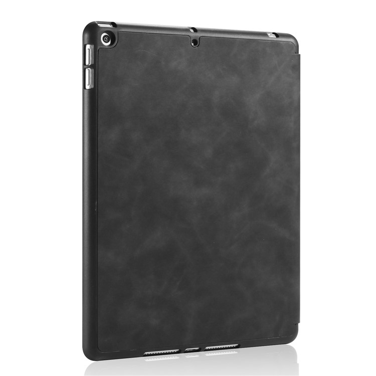 Dg. Ming Siehe Serie Case Auto Wake & Schlaflederschale Für Ipad 10.2 (2021)/(2020)/(2019) - Schwarz