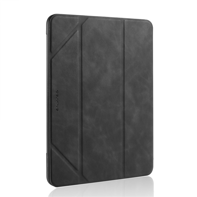 Дг. Ming См. Серия Case Auto Wake & Оболочка Кожи Для Сна Для Ipad 10.2 (2021)/(2020)/(2019) - Черный