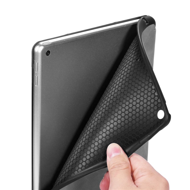 Dg. Ming Voir Série Case Auto Wake & Coque en Cuir de Sommeil Pour Ipad 10.2 (2021) / (2020) / (2019) - Gris-14