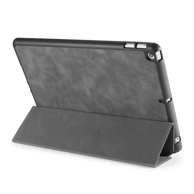 Dg. Ming Voir Série Case Auto Wake & Coque en Cuir de Sommeil Pour Ipad 10.2 (2021) / (2020) / (2019) - Gris-15