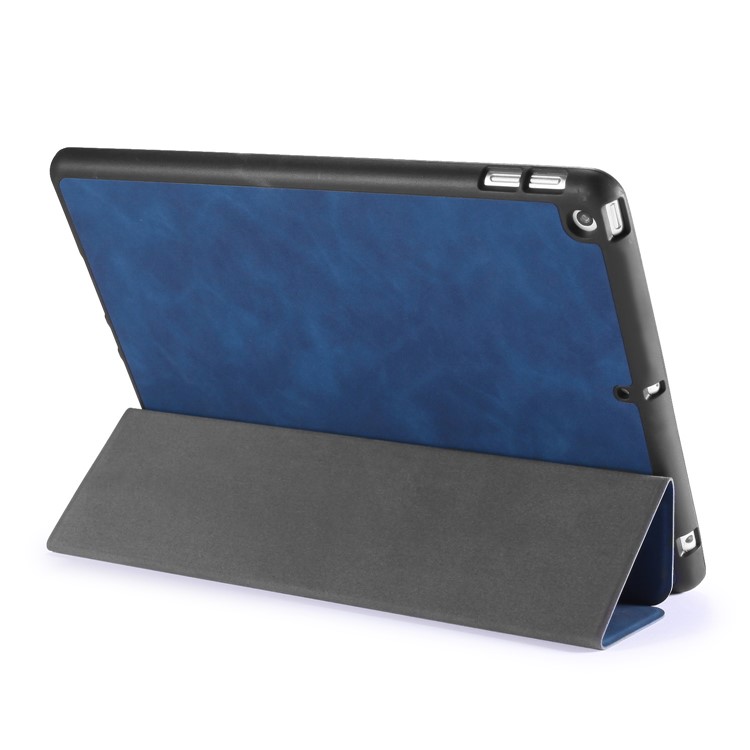 Dg. Ming Vedi Series Case Auto Wake & Sleep Leather Shell Per Ipad 10.2 (2021)/(2020)/(2019) - Blu-16