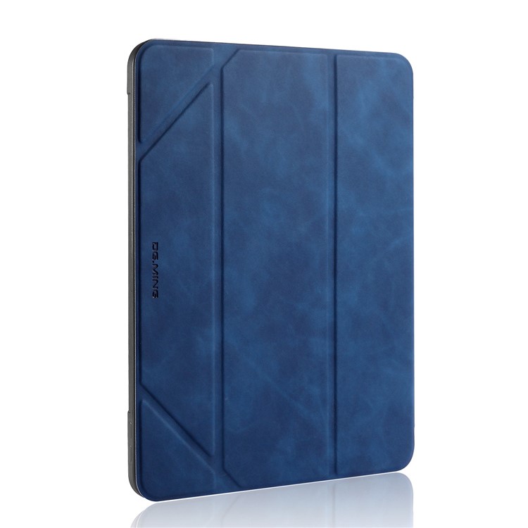 Dg. Ming Vedi Series Case Auto Wake & Sleep Leather Shell Per Ipad 10.2 (2021)/(2020)/(2019) - Blu-7